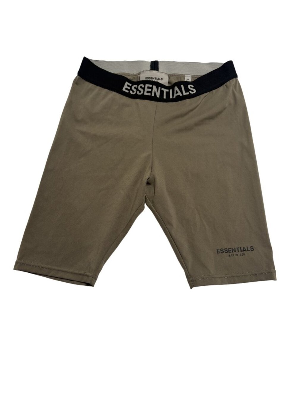 Essentials Fear of God Biker Shorts in Taupe
